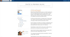 Desktop Screenshot of davespromoblog.blogspot.com