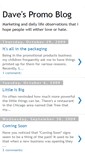 Mobile Screenshot of davespromoblog.blogspot.com