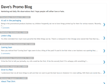 Tablet Screenshot of davespromoblog.blogspot.com