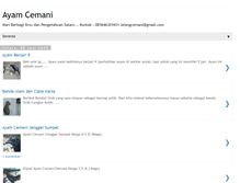 Tablet Screenshot of cemani-barangantik-azimat.blogspot.com