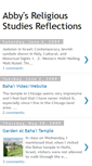 Mobile Screenshot of abbysreligioustudiesreflection.blogspot.com