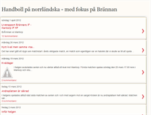 Tablet Screenshot of brannanhandboll.blogspot.com