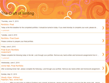 Tablet Screenshot of craftofwritingsota.blogspot.com