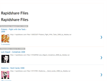 Tablet Screenshot of megarapidsharelink.blogspot.com