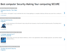 Tablet Screenshot of best-computer-security.blogspot.com