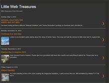 Tablet Screenshot of littlewebtreasures.blogspot.com