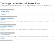 Tablet Screenshot of ihsaan-thestruggle.blogspot.com