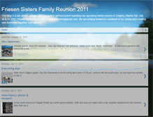 Tablet Screenshot of friesenfamilyreunion.blogspot.com