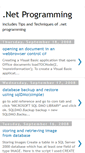 Mobile Screenshot of msdotnetprogramming.blogspot.com