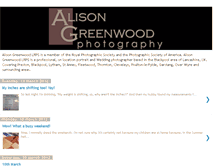 Tablet Screenshot of alisongreenwoodphotography.blogspot.com