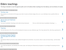 Tablet Screenshot of eldersteachings.blogspot.com