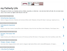 Tablet Screenshot of myfatherlylife.blogspot.com