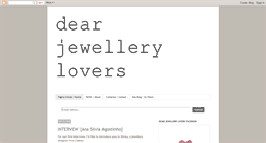 Desktop Screenshot of dearjewellerylovers.blogspot.com