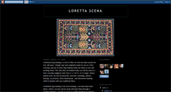 Desktop Screenshot of lorettascena.blogspot.com