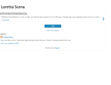 Tablet Screenshot of lorettascena.blogspot.com