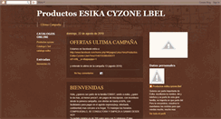 Desktop Screenshot of esika-cyzone-lbel.blogspot.com