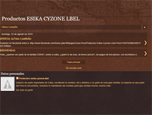 Tablet Screenshot of esika-cyzone-lbel.blogspot.com