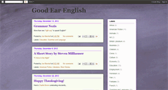 Desktop Screenshot of goodearenglish.blogspot.com