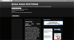 Desktop Screenshot of boga-rasa.blogspot.com