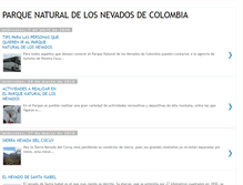 Tablet Screenshot of parquenaturaldelosnevados.blogspot.com