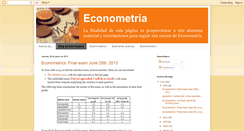 Desktop Screenshot of econometriamj.blogspot.com