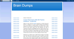 Desktop Screenshot of brain-dumpsexam.blogspot.com