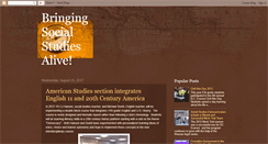 Desktop Screenshot of bringsocialstudiesalive.blogspot.com