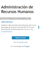 Mobile Screenshot of administraciondelrecursohumano.blogspot.com