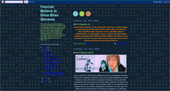 Desktop Screenshot of fanclubbelieveindimabilanslovenia.blogspot.com