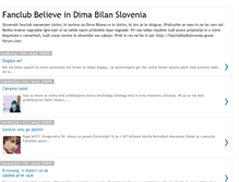 Tablet Screenshot of fanclubbelieveindimabilanslovenia.blogspot.com