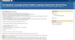 Desktop Screenshot of englishsecondprep.blogspot.com