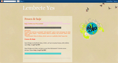 Desktop Screenshot of lembreteyes.blogspot.com