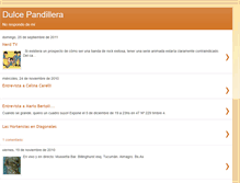 Tablet Screenshot of dulcepandillera.blogspot.com
