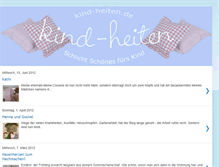 Tablet Screenshot of kind-heiten.blogspot.com