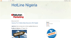 Desktop Screenshot of hotlinenigeria.blogspot.com