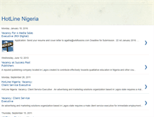 Tablet Screenshot of hotlinenigeria.blogspot.com