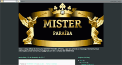 Desktop Screenshot of missemisterparaiba.blogspot.com