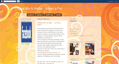 Desktop Screenshot of givemeahome.blogspot.com