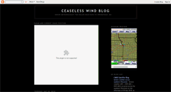 Desktop Screenshot of ceaselesswind.blogspot.com