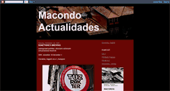 Desktop Screenshot of macondoactualidades.blogspot.com