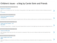 Tablet Screenshot of childrens-issues.blogspot.com
