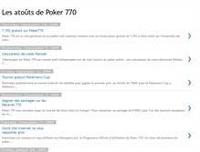 Tablet Screenshot of les-avantages-poker770.blogspot.com