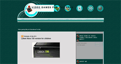 Desktop Screenshot of newvideogamesforchildren.blogspot.com