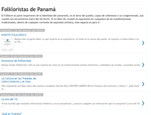 Tablet Screenshot of folkloristasdepanama.blogspot.com