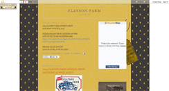 Desktop Screenshot of claysonfarm.blogspot.com