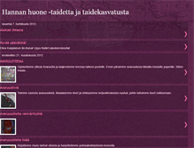 Tablet Screenshot of hannanhuone-taidetta.blogspot.com