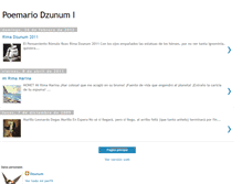 Tablet Screenshot of poemariodzunum.blogspot.com