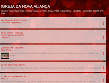 Tablet Screenshot of igrejadanovaalianca.blogspot.com