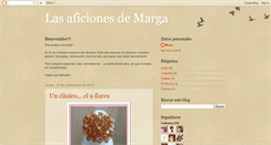 Desktop Screenshot of lasaficionesdemarga.blogspot.com