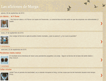 Tablet Screenshot of lasaficionesdemarga.blogspot.com